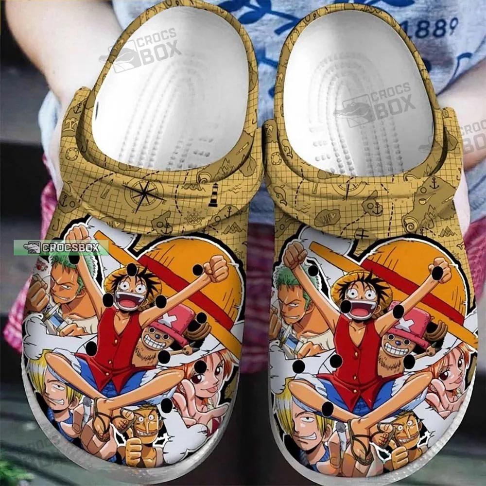 One Piece New Straw Hat Pirates Crocs Shoes