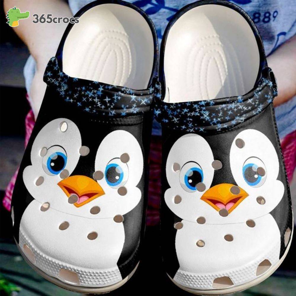 Penguin Cute Crocband Clog Comfortable For Mens Womens Penguin Lovers Crocs Clog Shoes