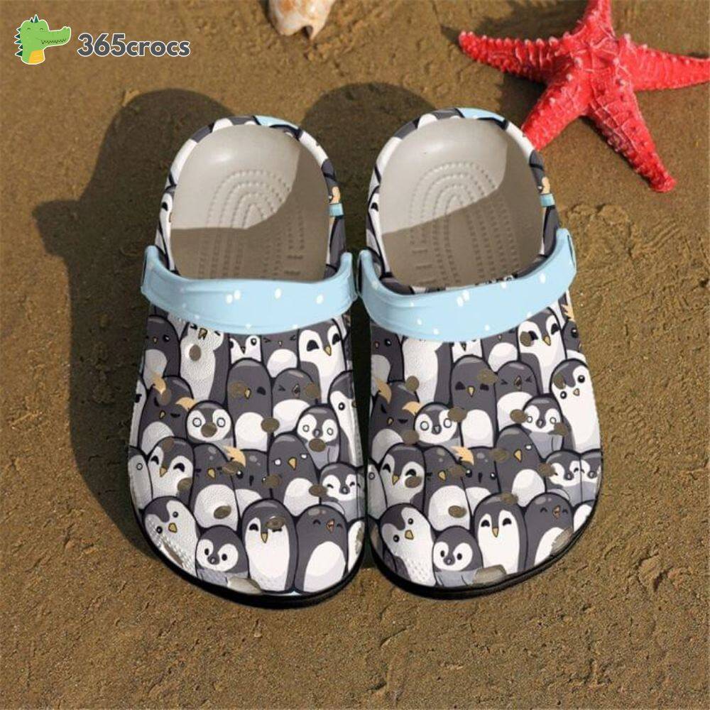 Penguins Crocs Clog Shoes