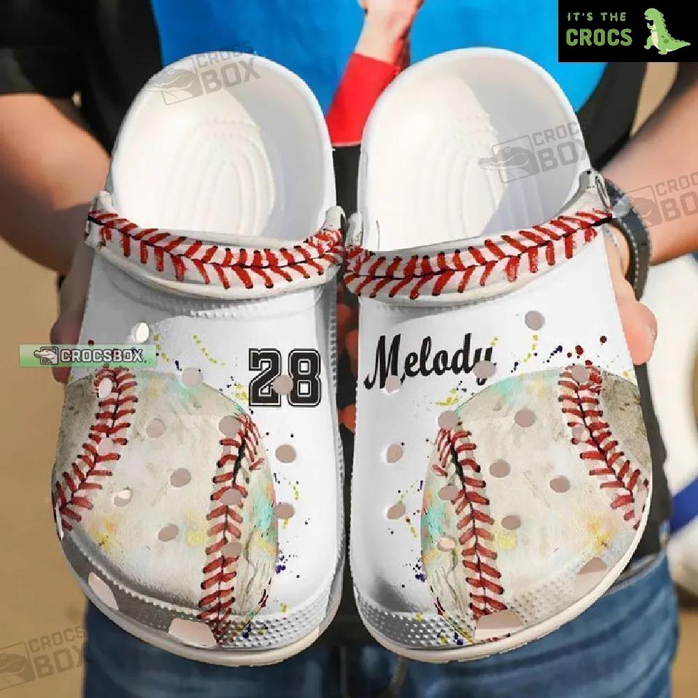 Personalized All Of Classic Baseball Crocs Shoes