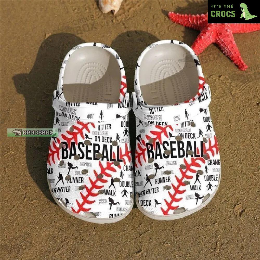 Personalized Baseball Themed Crocs