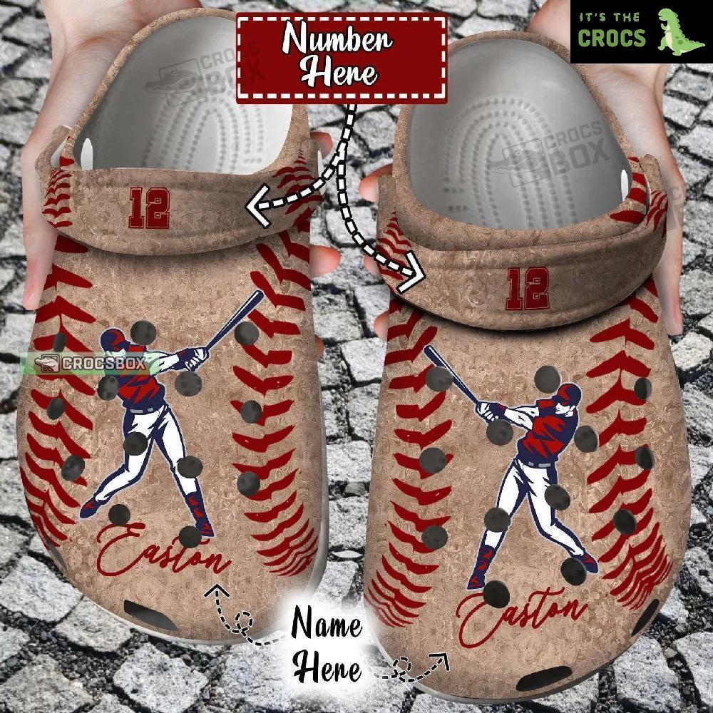 Personalized Baseball Vintage Unisex Crocs