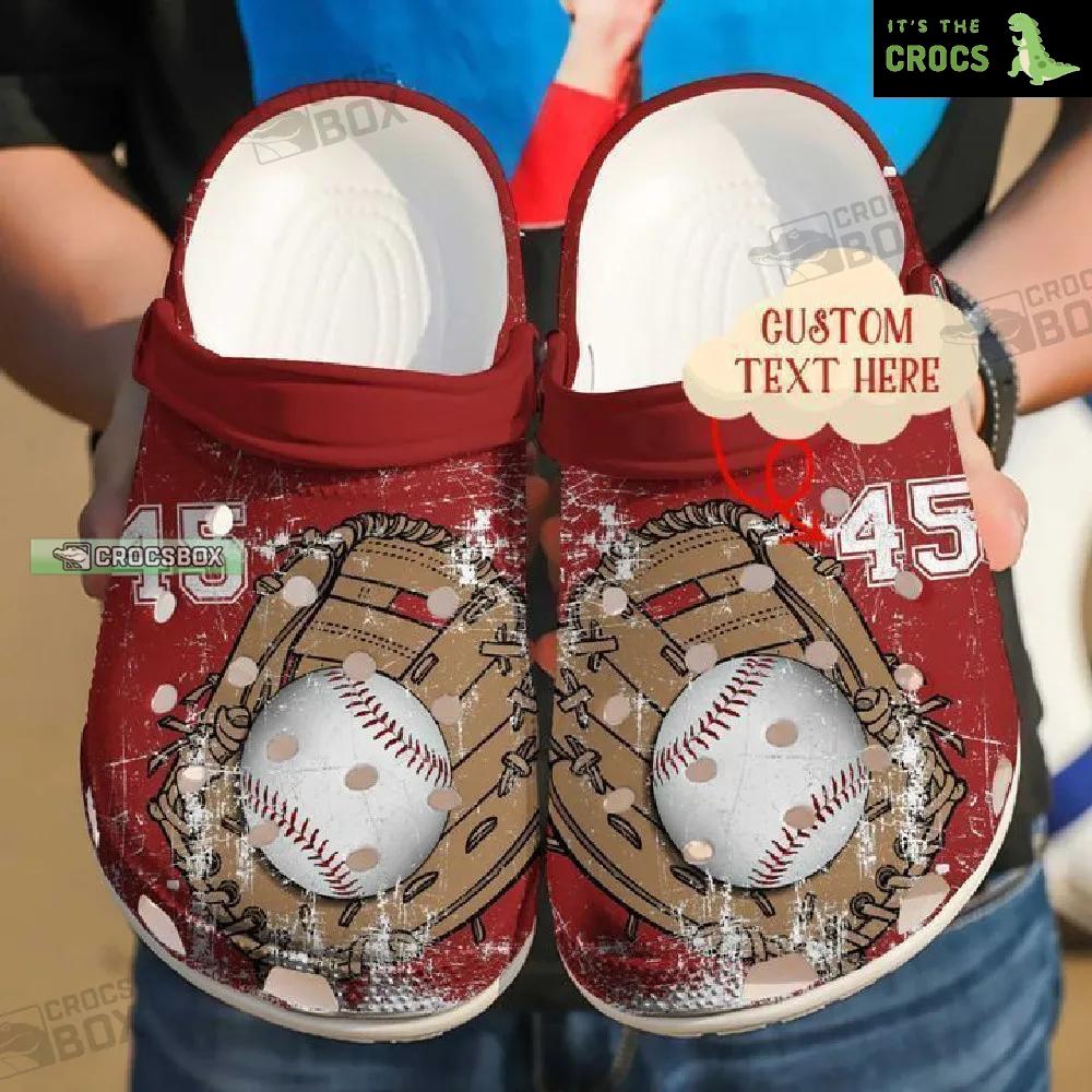 Personalized Colorful Classic Baseball Crocs Shoes