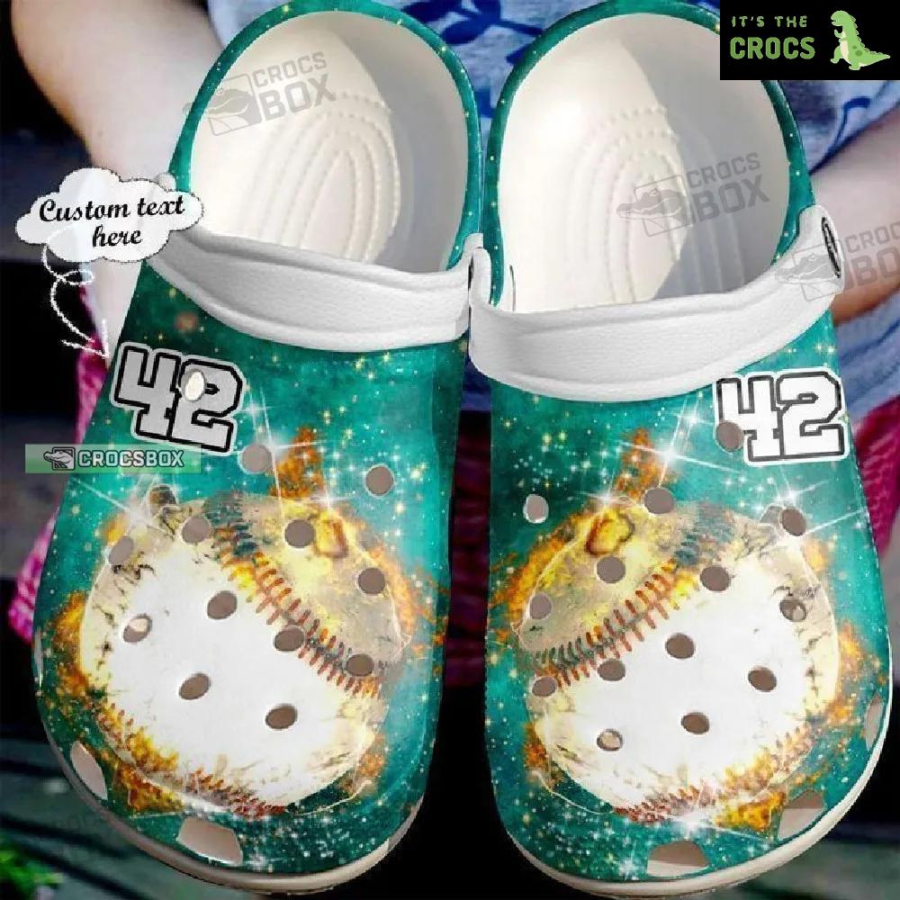 Personalized Galaxy Lovers Classic Baseball Crocs Shoes