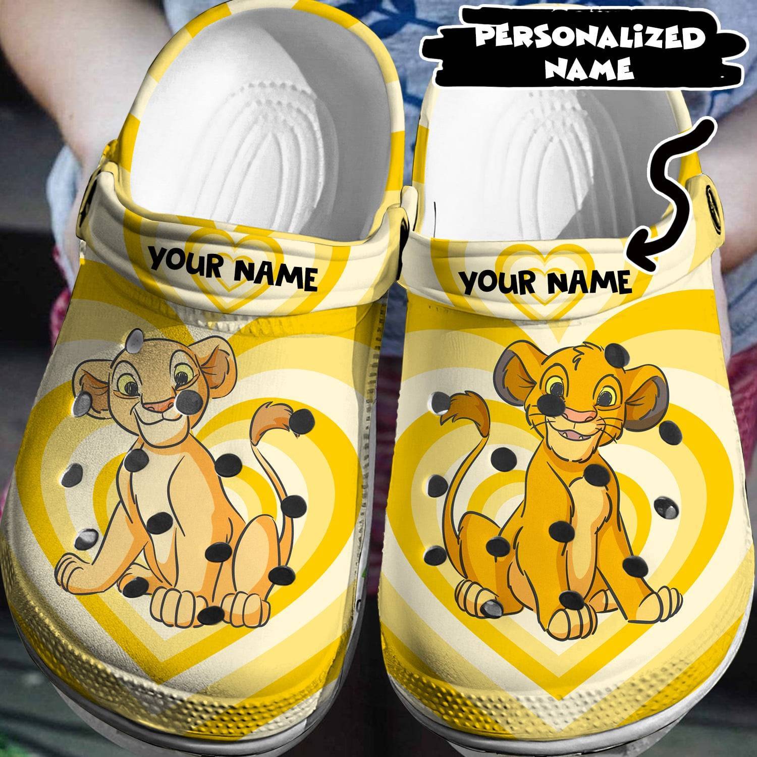 Personalized Lion king Crocs 3D Clog Shoes