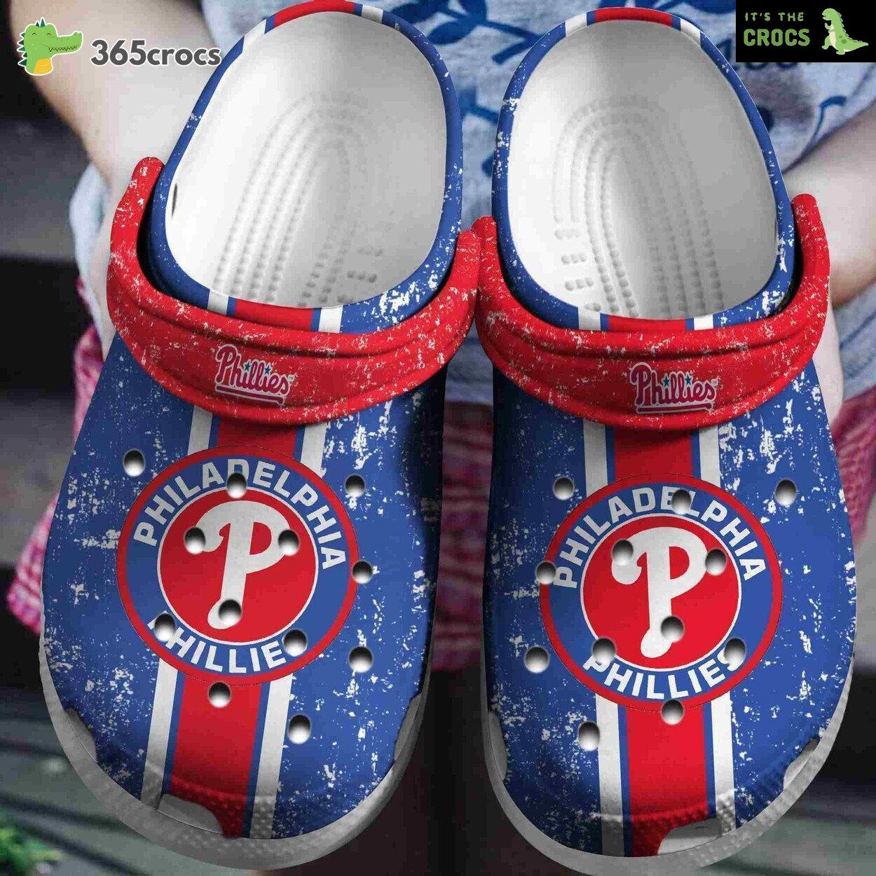 Philadelphia Phillies Baseball Team Unique Design Comfortable Crocs Clog Footwear