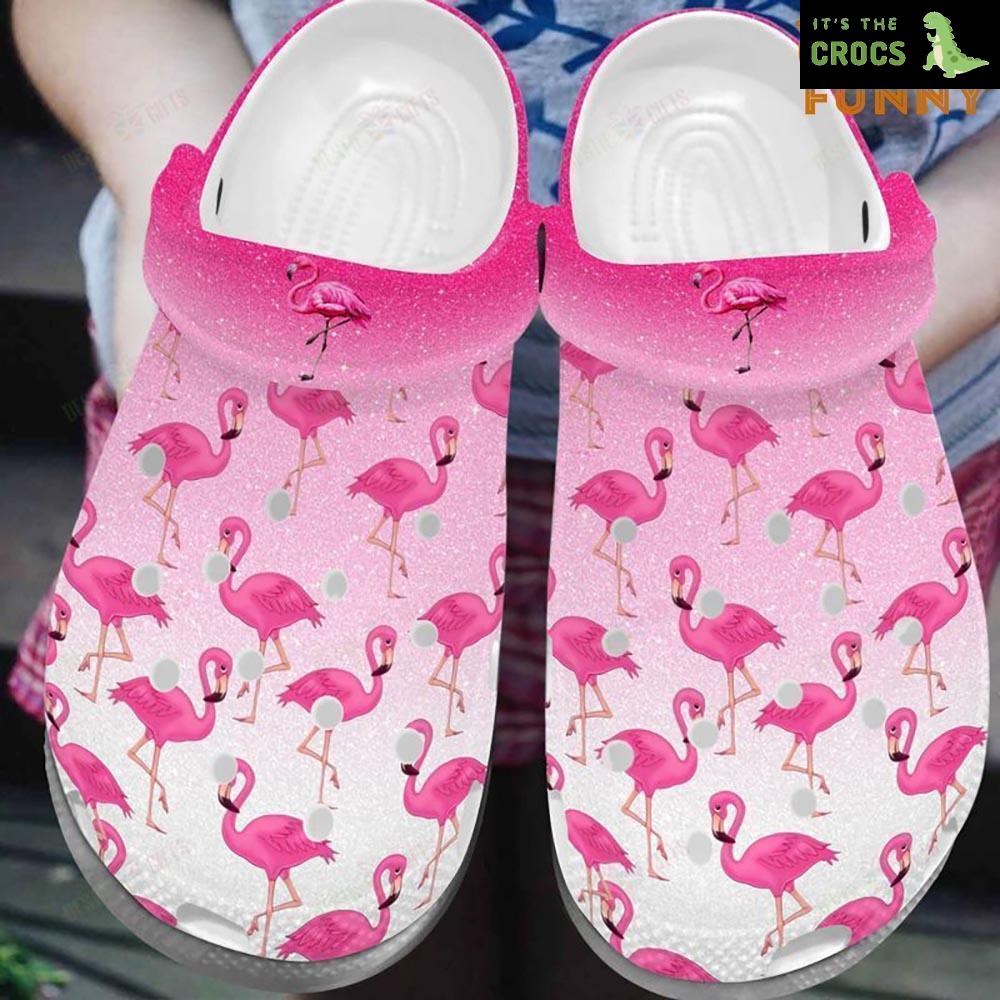 Pinky Flamingo Lovers Crocs