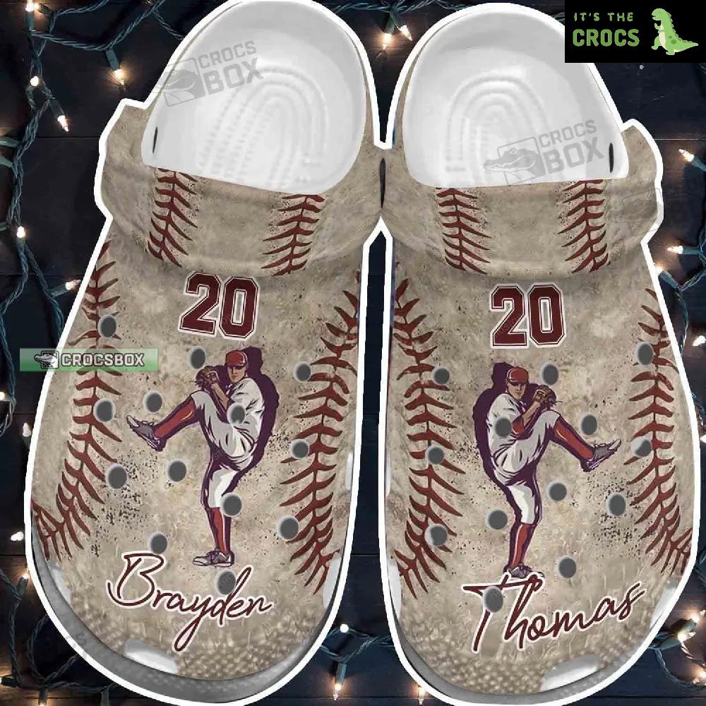 Pitcher Baseball Crocs