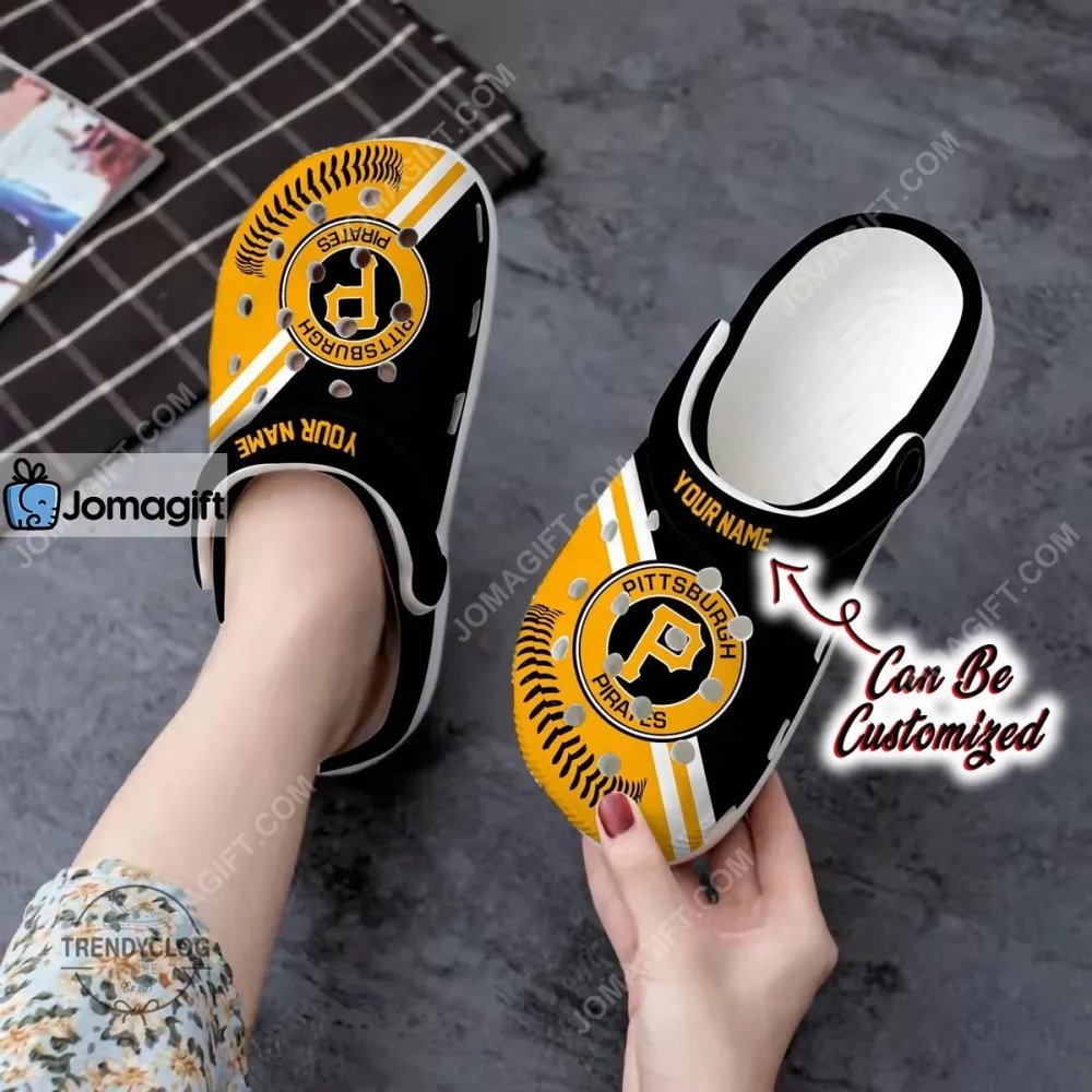 Pittsburgh Pirates Baseball Logo Team Crocs Clog Shoes