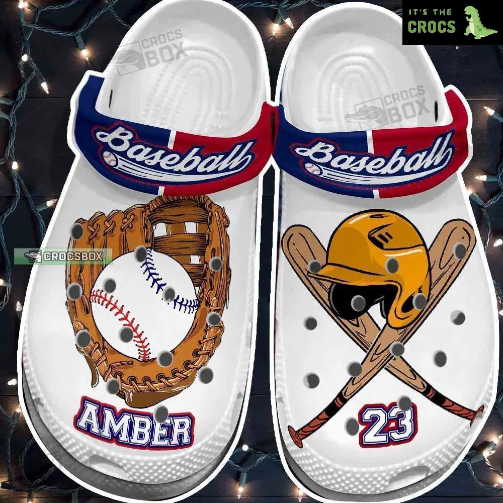 Player Baseball Equipment Crocs – Gifts For Son Daughter