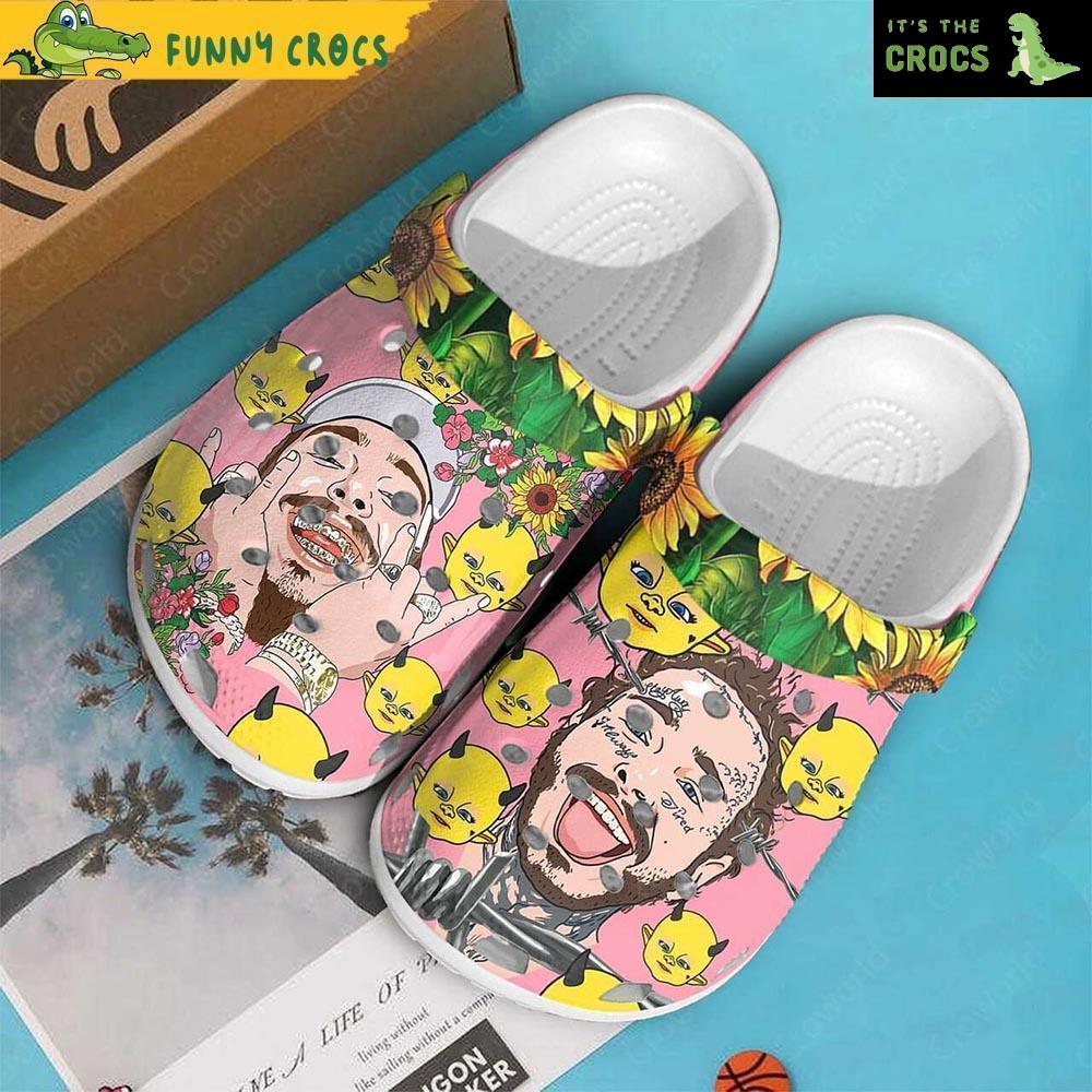 Post Malone Sunflower Crocs