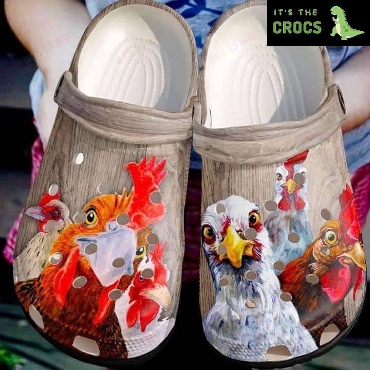 Poultry Pizzazz: Classic Clogs for Chicken Admirers