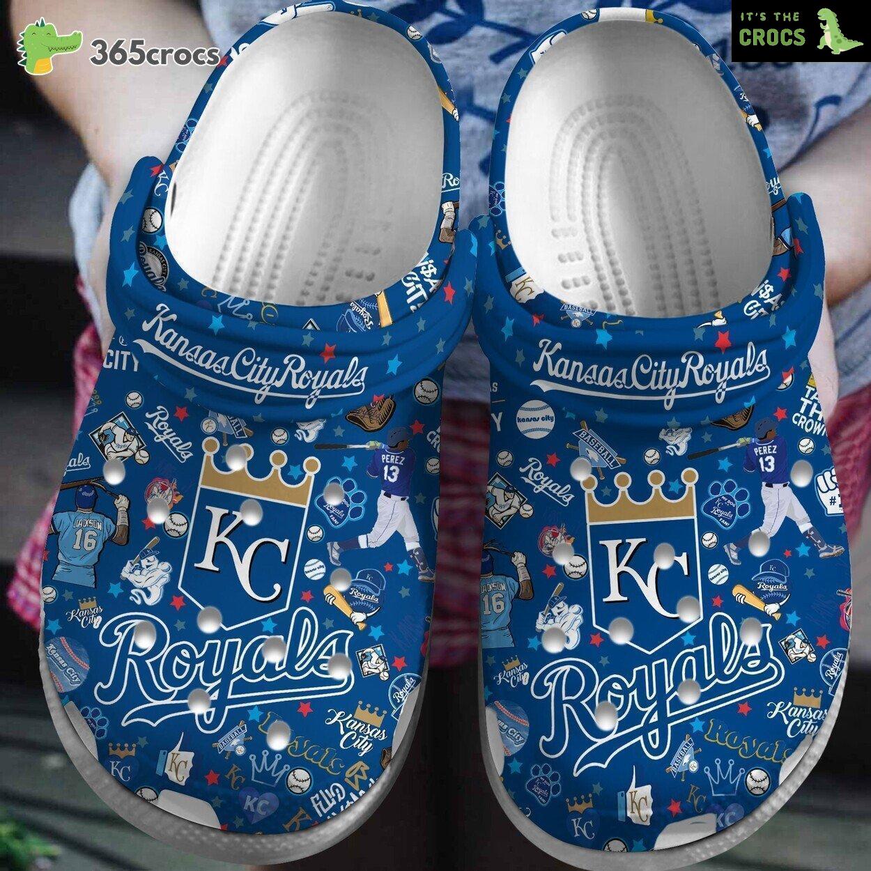 Premium Kansas City Royals MLB Sport Crocs Clogs Shoes