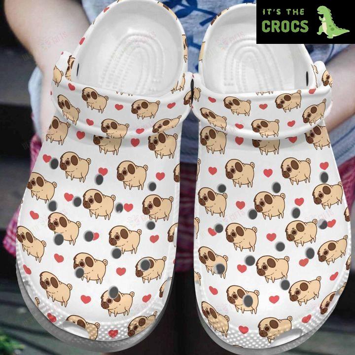Pug Cool Baby Pug Crocs Classic Clogs Shoes
