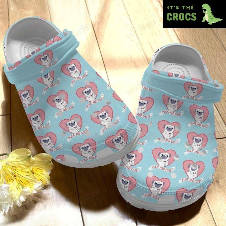 Pug Cute Pug Pattern Crocs Classic Clogs Shoes