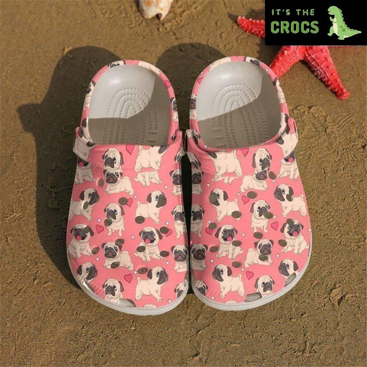 Pug Cute Pugs Crocs Classic Clogs Shoes