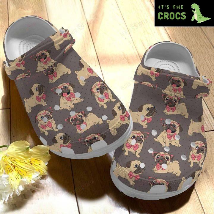 Pug Lovely Pugs Crocs Classic Clogs Shoes