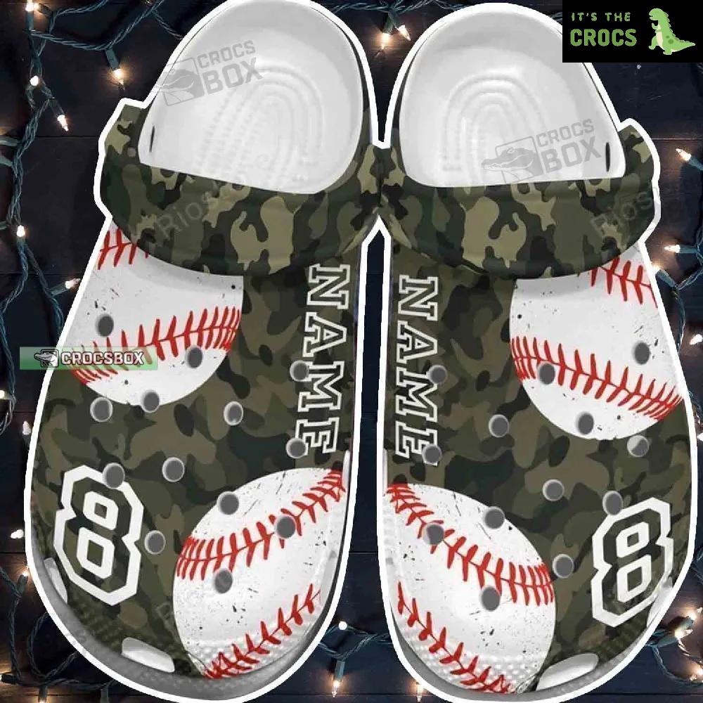 Soldier Baseball Player Shoes Crocs Gift For Men Boys