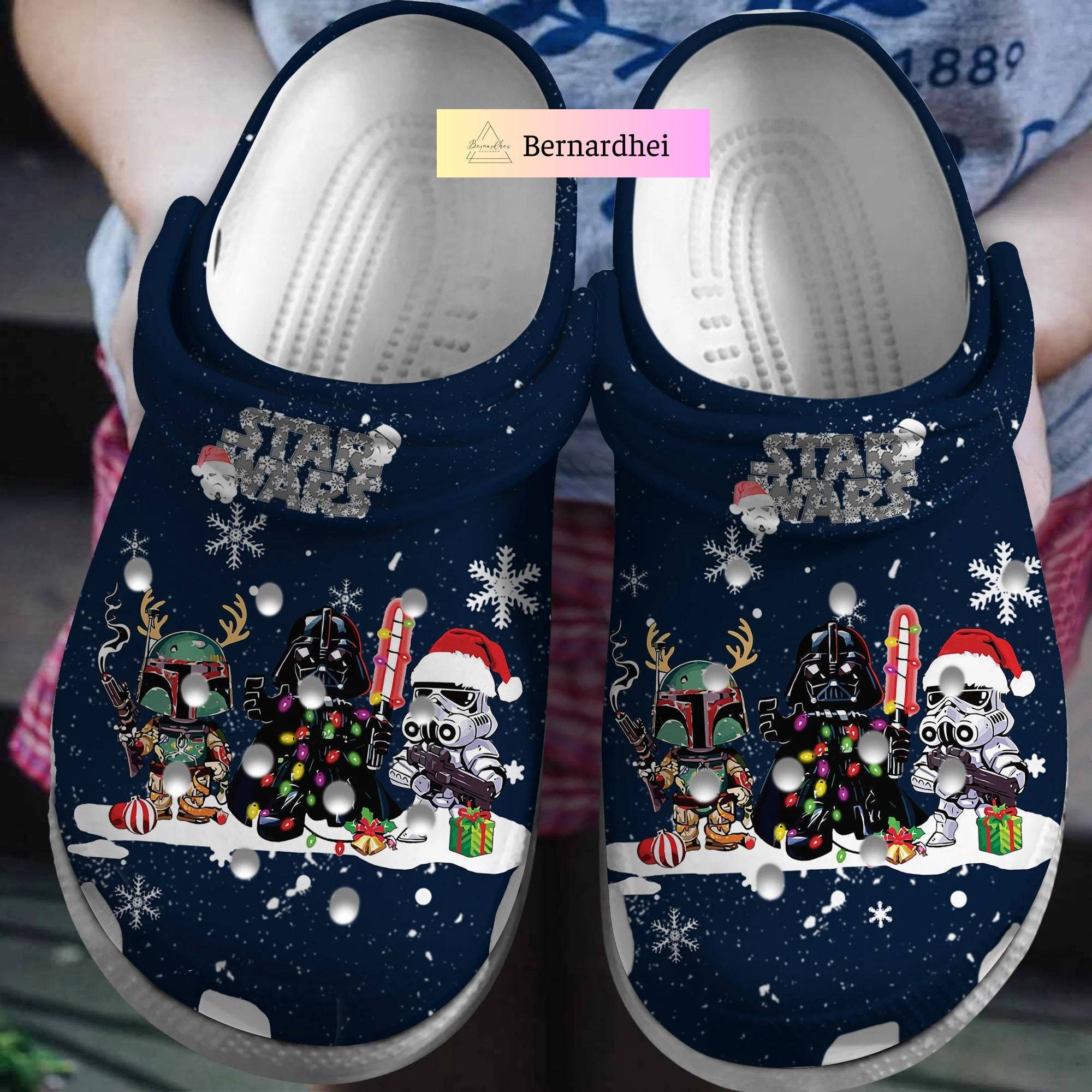 Star Wars Darth Vader Christmas Sandals Fans Perfect Gift Unique Themed Clogs