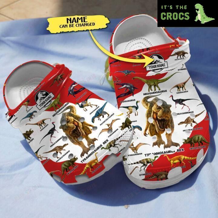 Stomp in Style: Personalized Dinosaur Crocs Classic Clogs