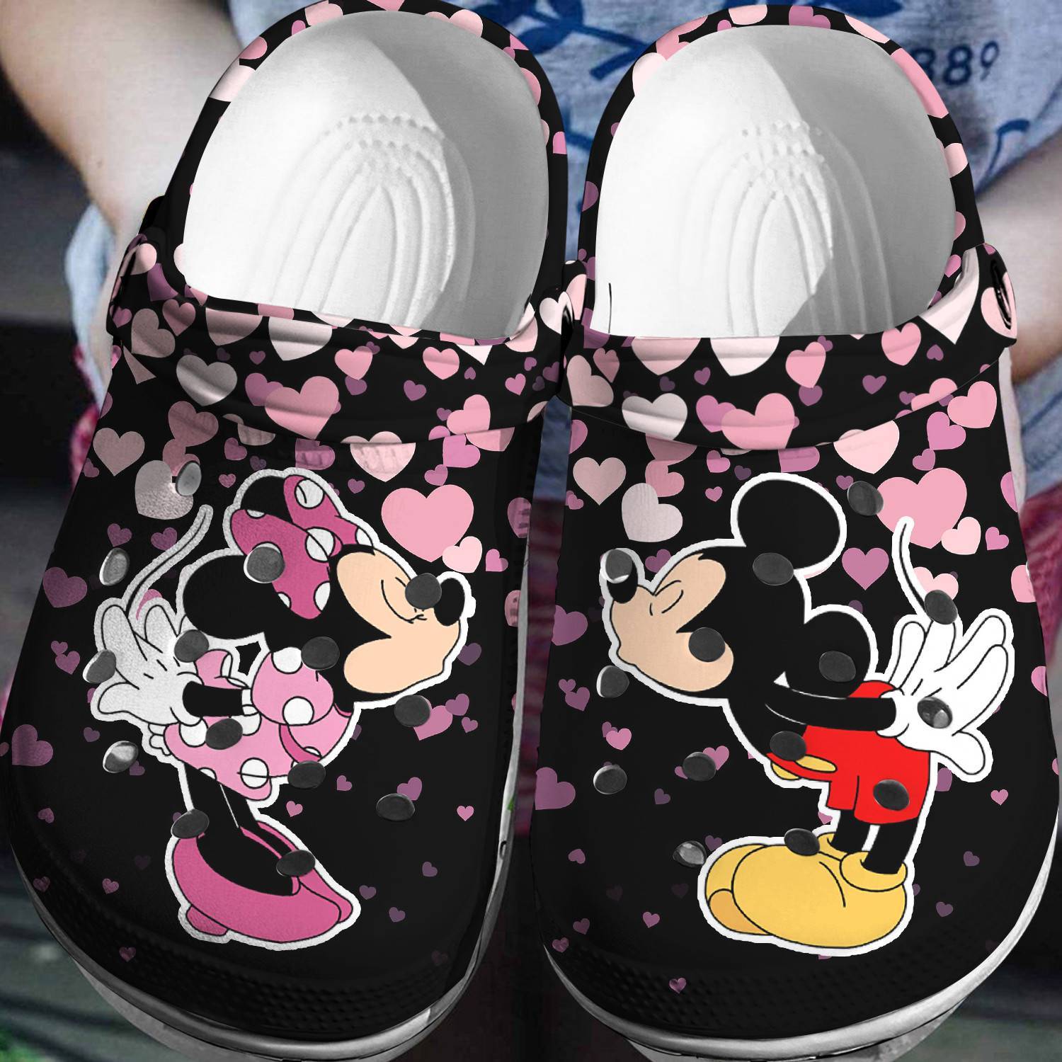 Stylishly Disney: Mickey Minnie Crocs 3D Clog Shoes – Perfect for Disney Enthusiasts