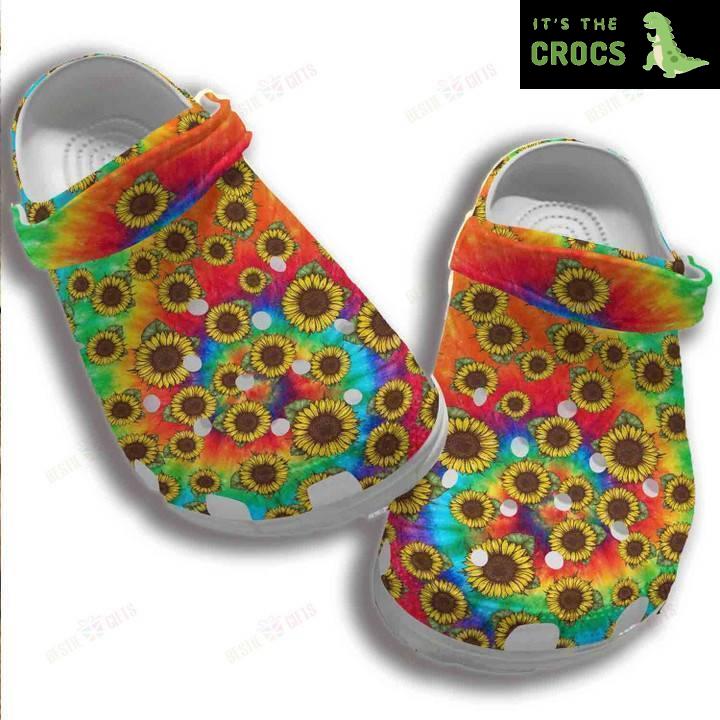 Sunflower Colorful Be Yourself Crocs Classic Clogs Shoes