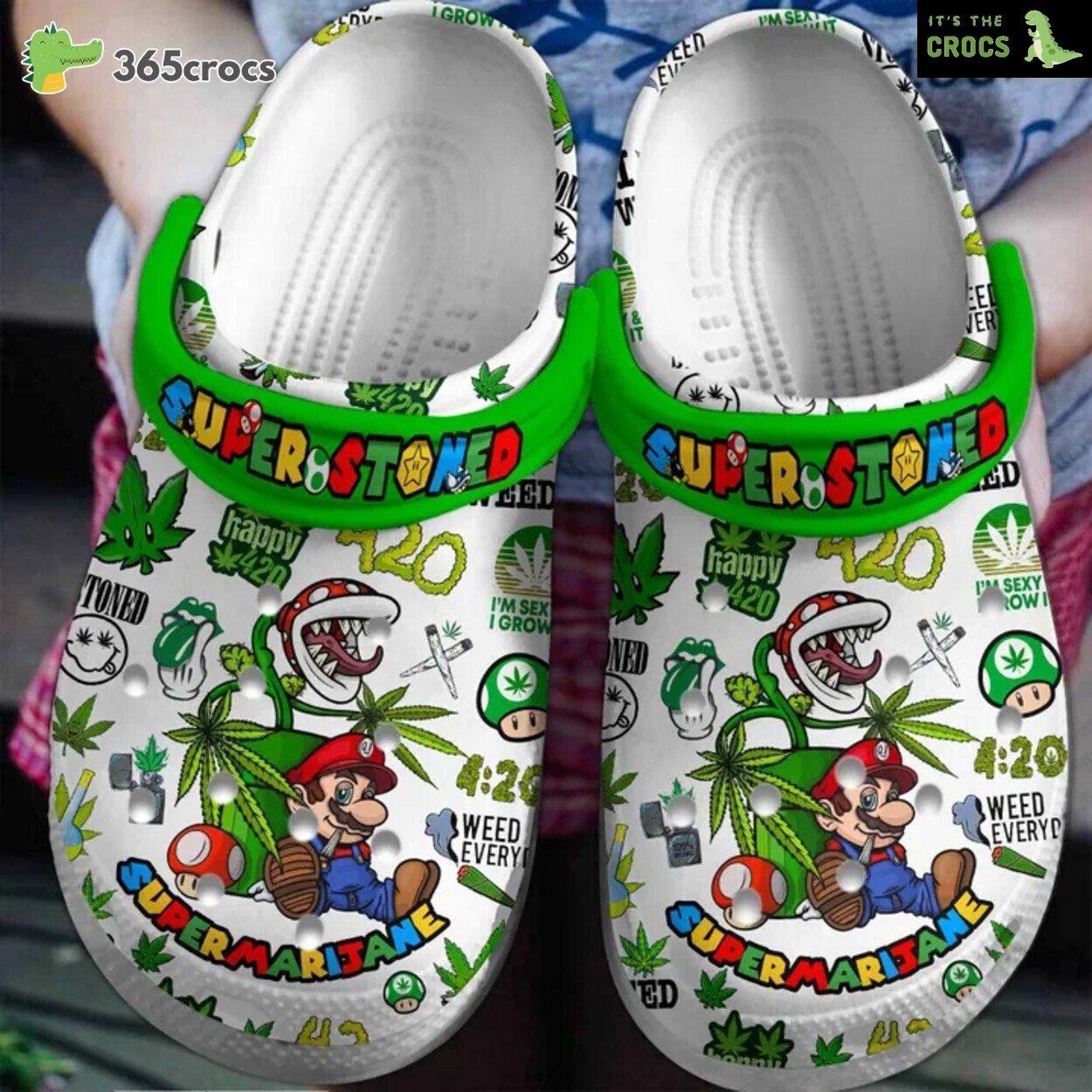 Super Mario Smoke 420 Weed Star Wars Crocs Shoes Clogs Comfortable