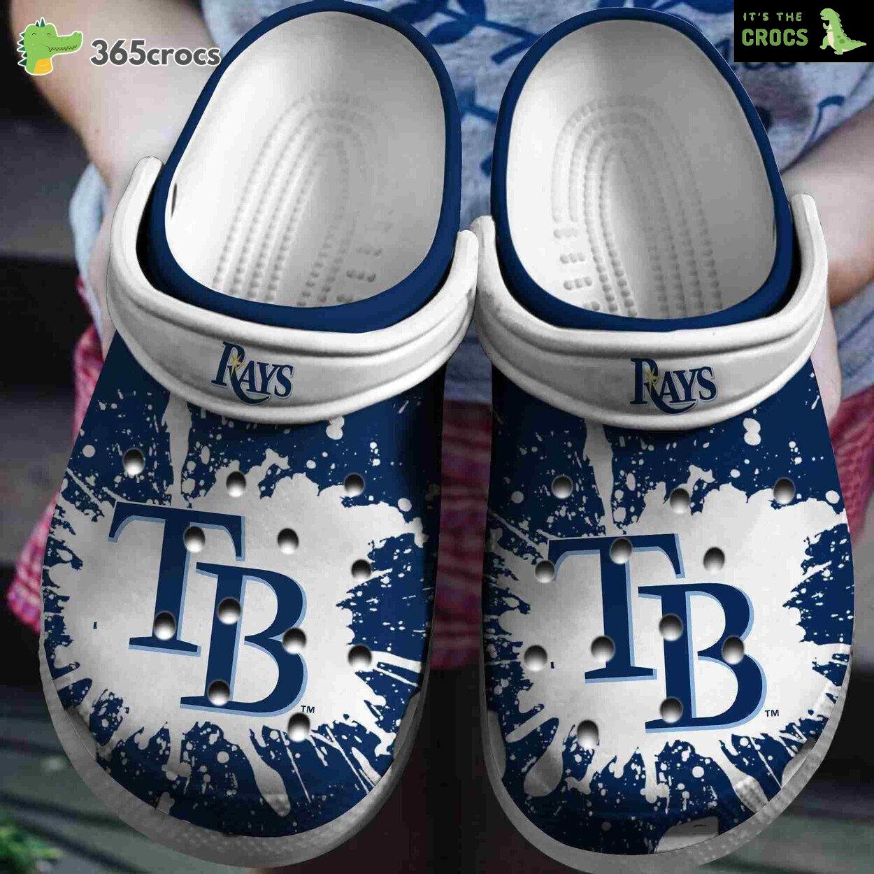 Tampa Bay Rays Baseball Team Comfortable Crocs Clogs Unique Footwear