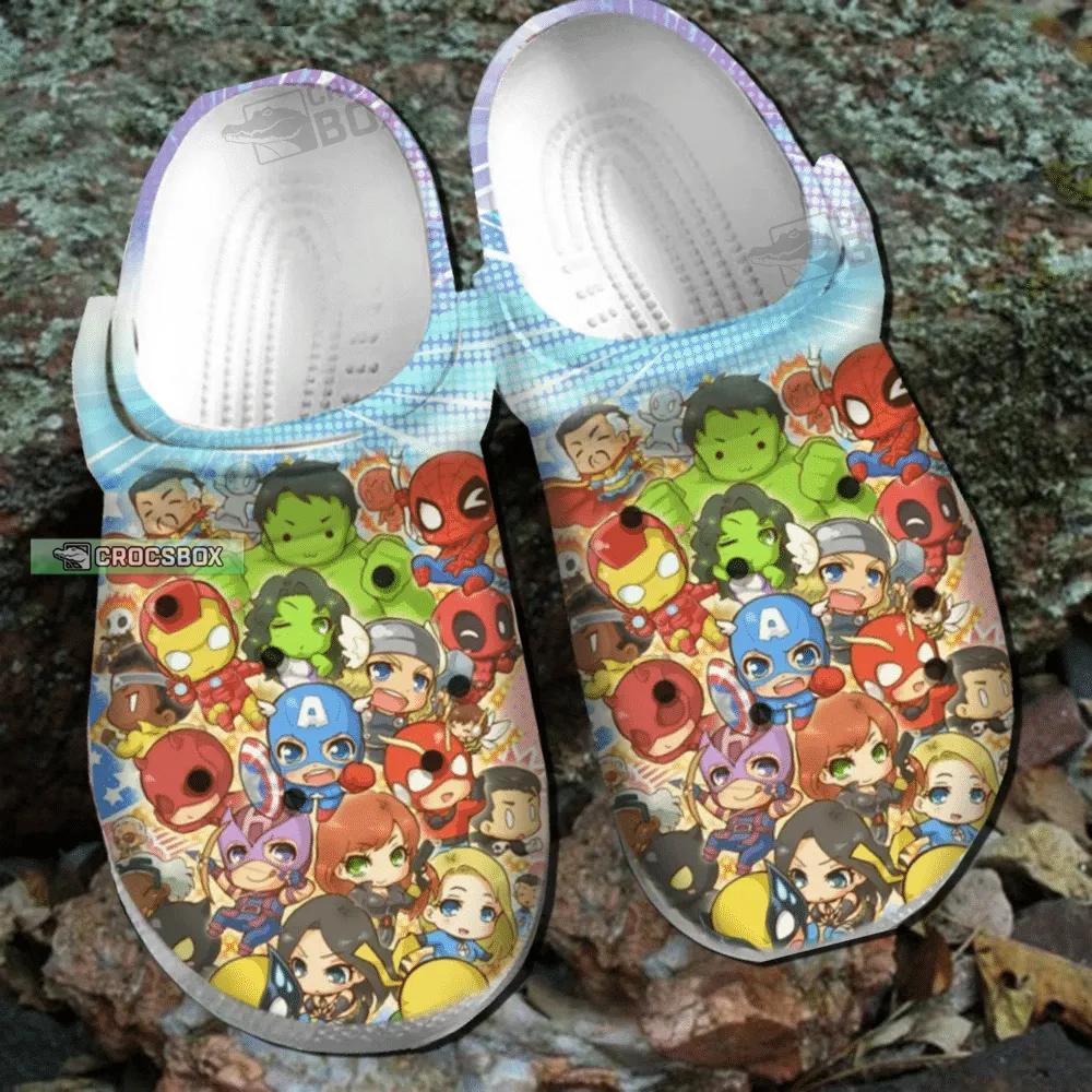The Avengers Chibi Crocs Kids