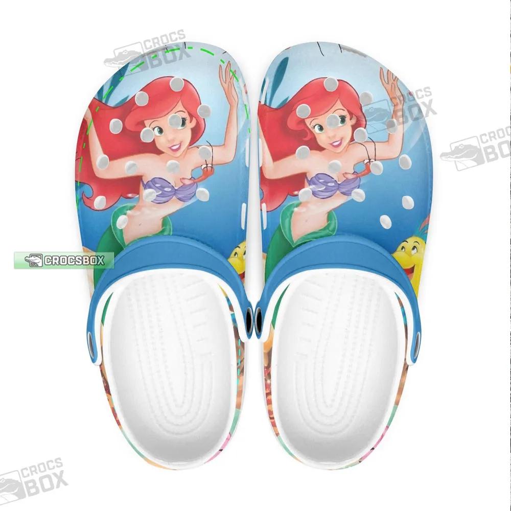 The Little Mermaid Ariel Disney Cartoon Crocs