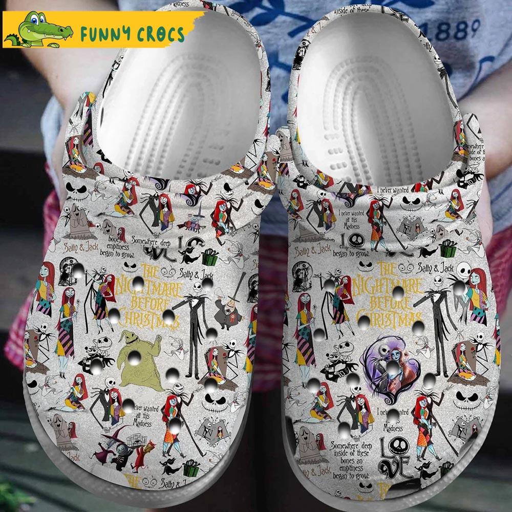 The Nightmare Before Christmas Cartoon Crocs – Discover Comfort And Style Clog Shoes