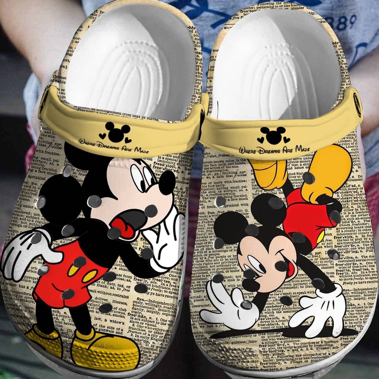 Unlock the Disney Magic with Mickey’s Customizable 3D Clog Shoes – Perfect for Disney Adventures