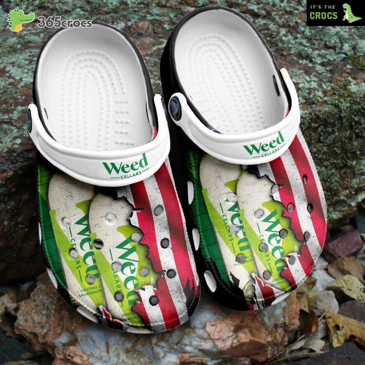 Weed Inspired Comfortable Crocs Clogs Unique Footwear Design