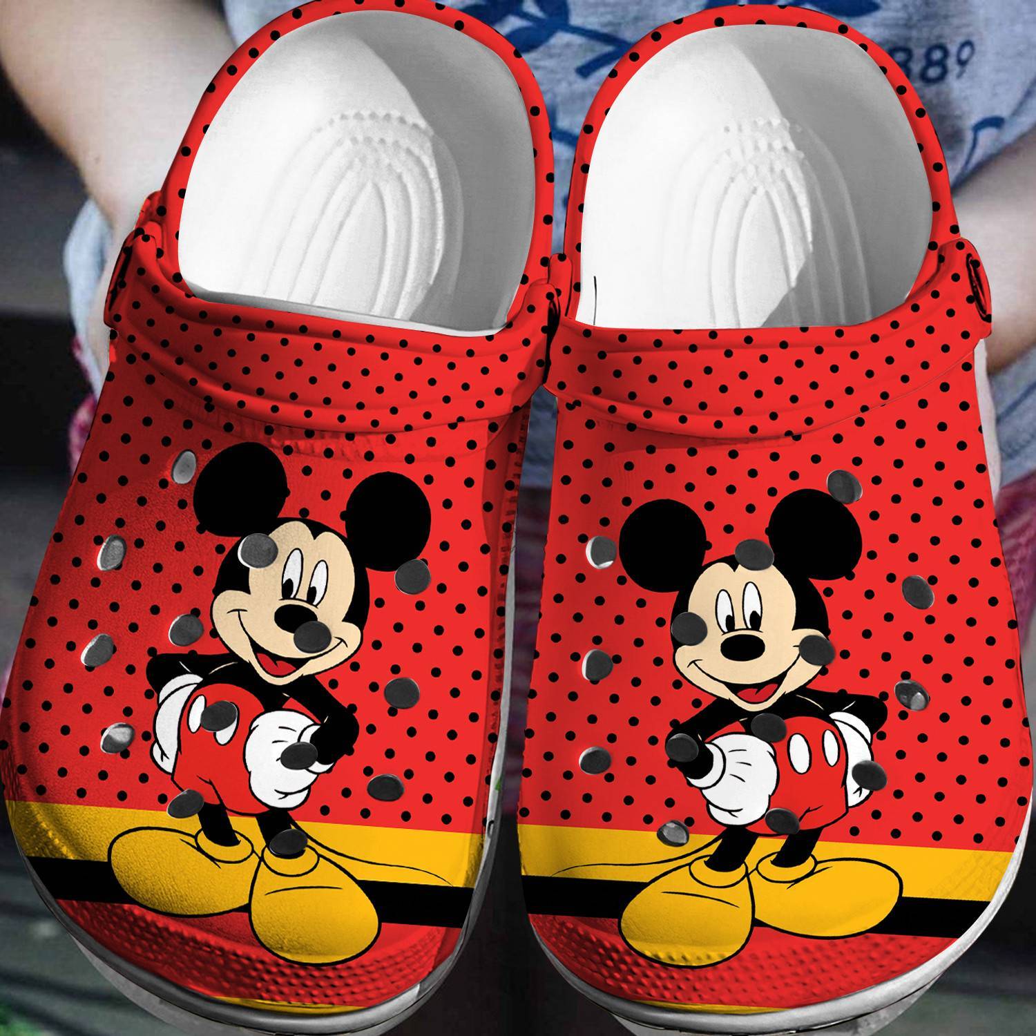 Whimsical Delight: Mickey Mouse Crocs Classic Clogs