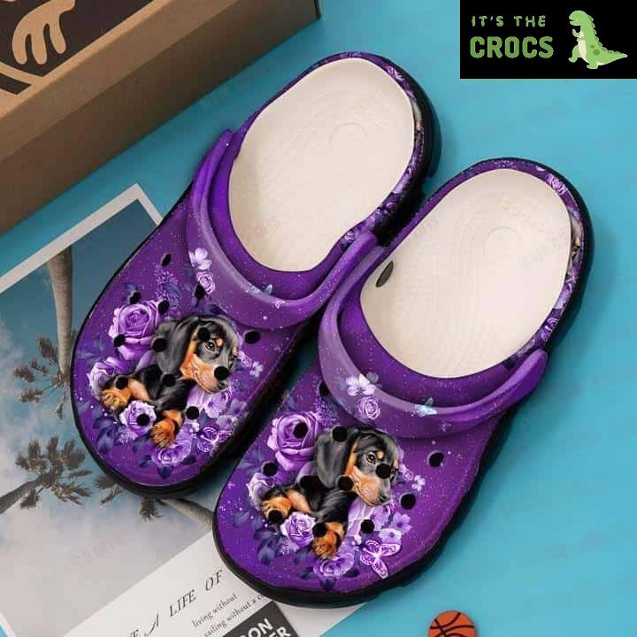 Wiener Wonderland: Step into Fun and Fashion with Dachshund Crocs Classic Clogs