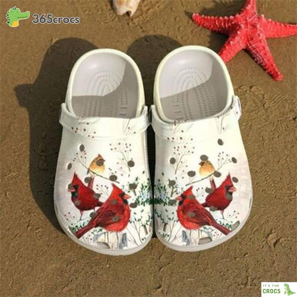Angel Cardinal In Winter Blessings Christmas Season Clogs For Lover Crocs Clog Shoes