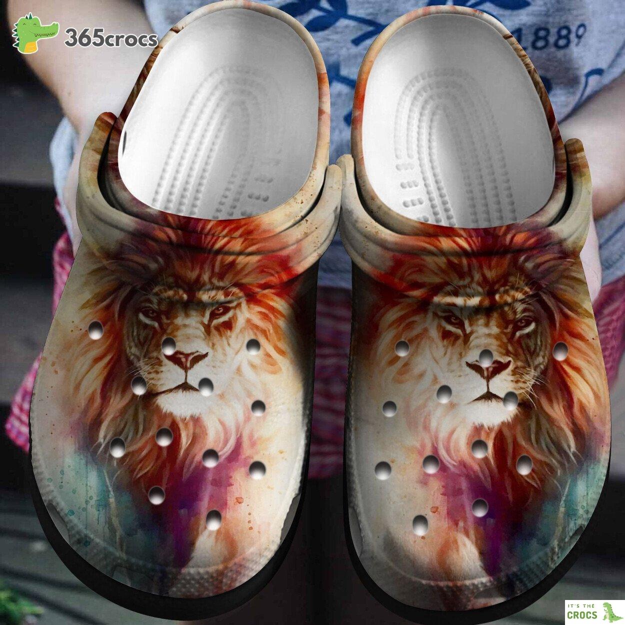 Animated Safari Lion King Birthday Gift Comfortable Clog Footwear