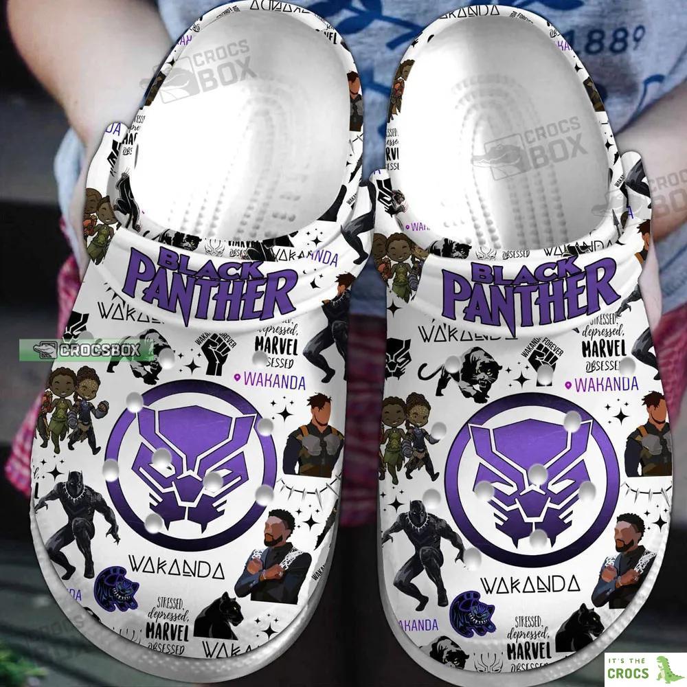 Avengers Black Panther Crocs Shoes
