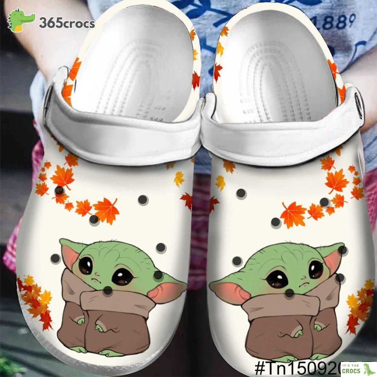 Baby Yoda Theme Classic Clogs Celebrating Happy Thanksgiving in Style