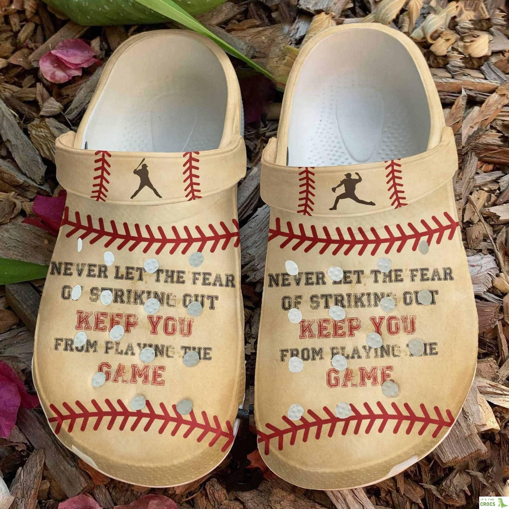 Baseball Motivation Crocs Shoes Clogs Gift For Son Fathers Day – Baseball Vintage Croc Shoes Gift Father Grandpa