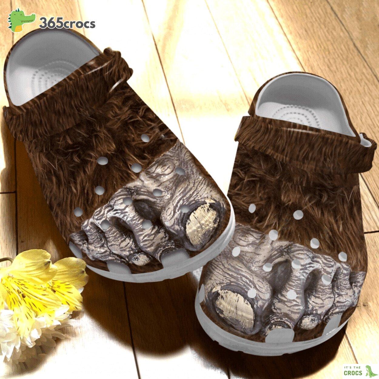Bigfoot Camping 3D Clogs Men Father Day Humor Hunt Gift Celebrate Outdoors