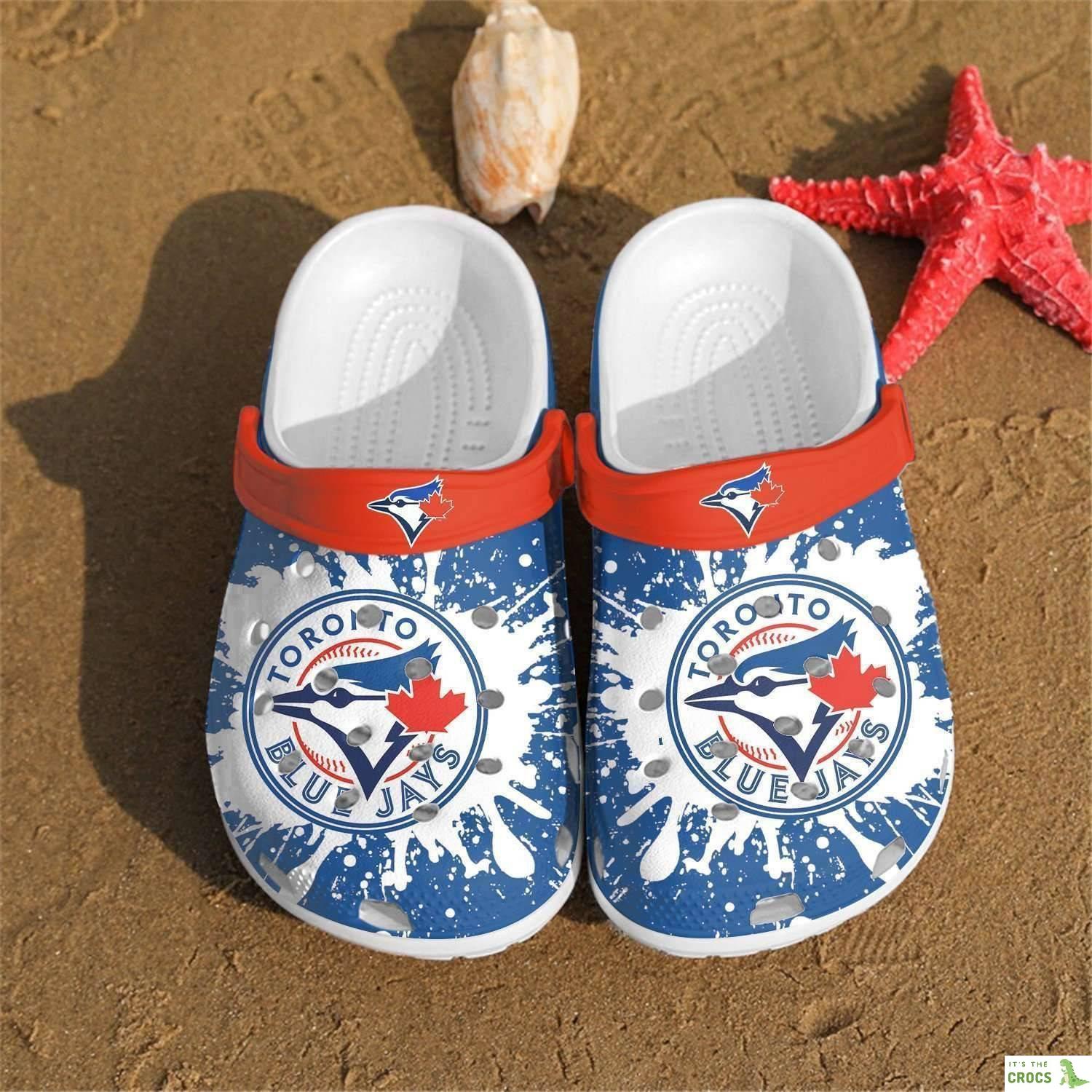 Blue Jays Gift Rubber Clog Crocs Shoes Clogs Custom Name
