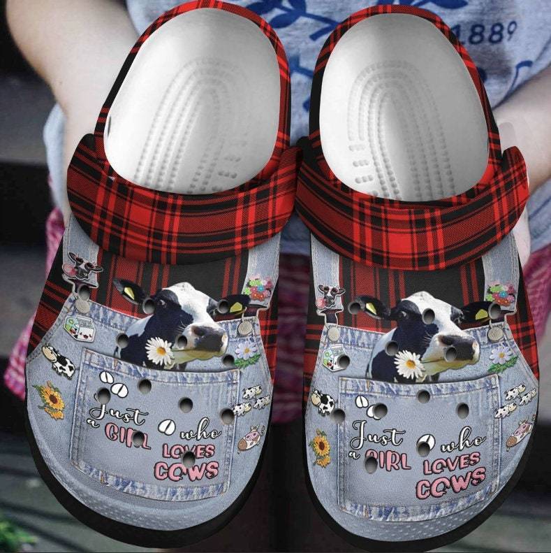 Cow Personalized Clog, Custom Name, Number, Gift Birthday, Gifts For Adults Kids Crocs, Funny Crocs