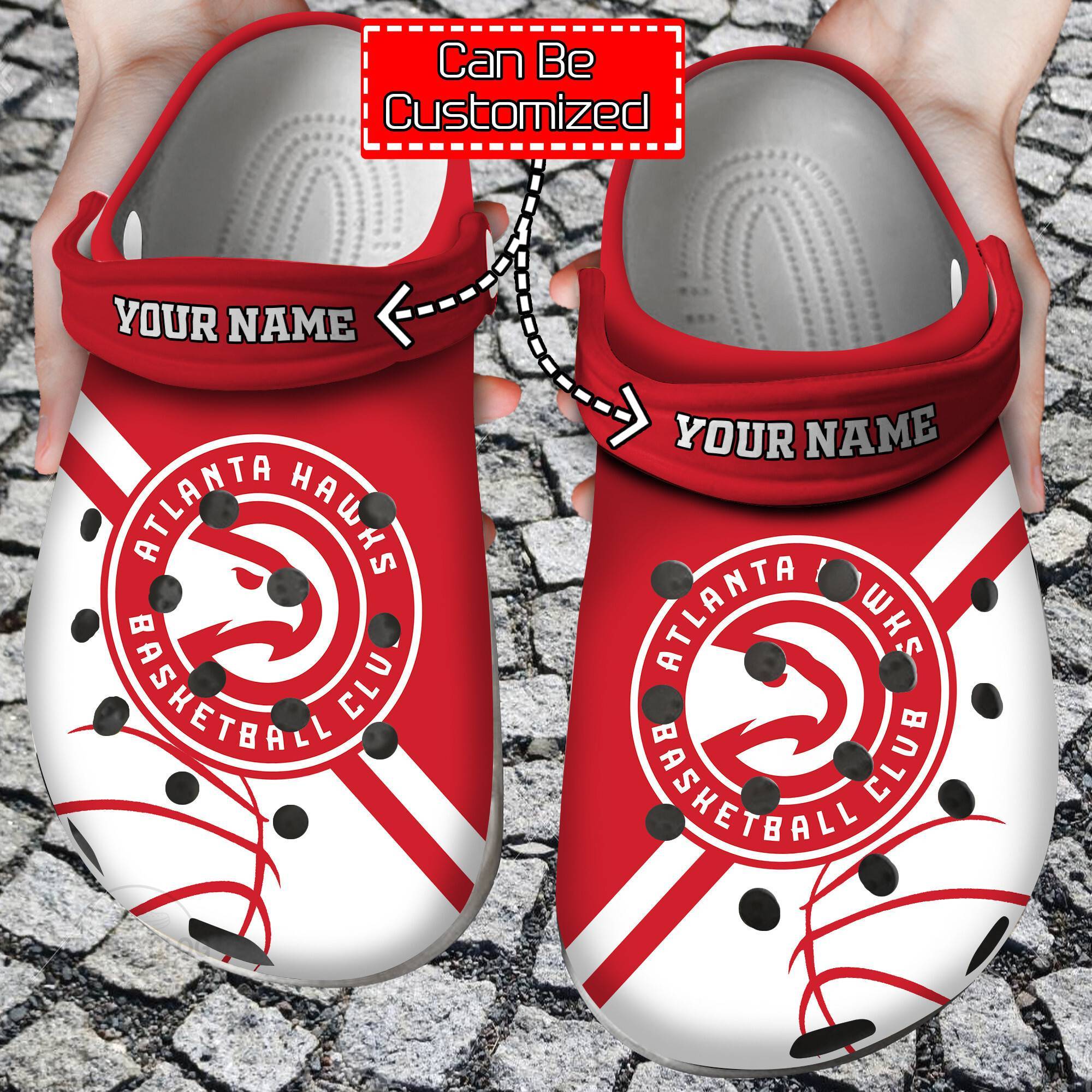 Custom Team Logo Name Basketball New Crocs Style Clog Shoes