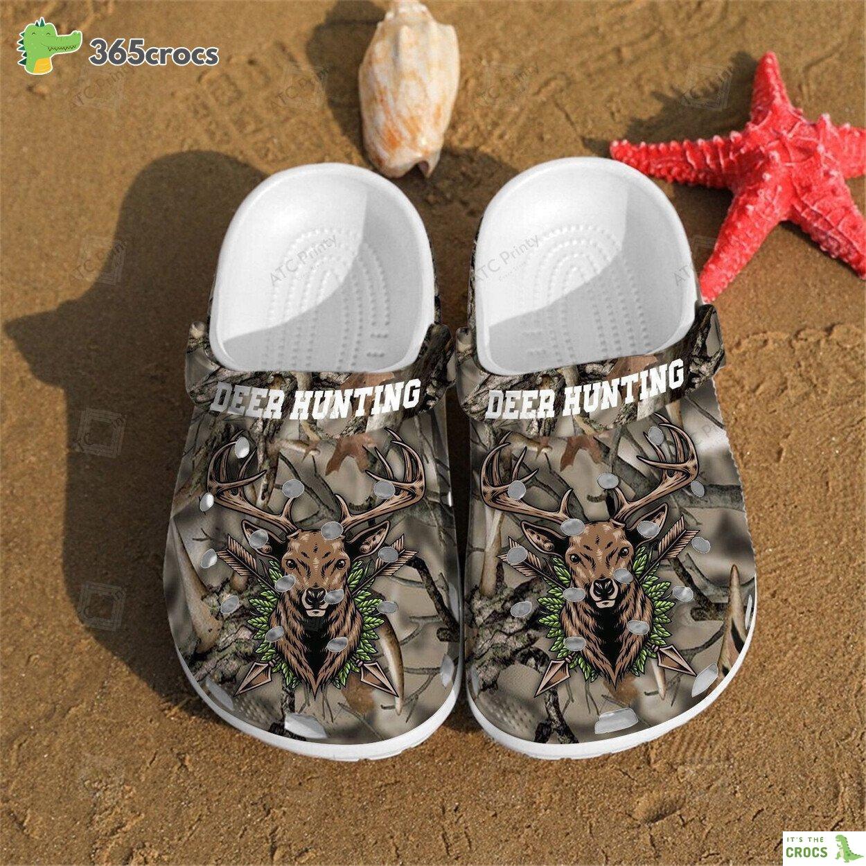 Deer Hunting Croc Shoes For Men Deer Shoes Crocbland Clog Gifts For Father Day