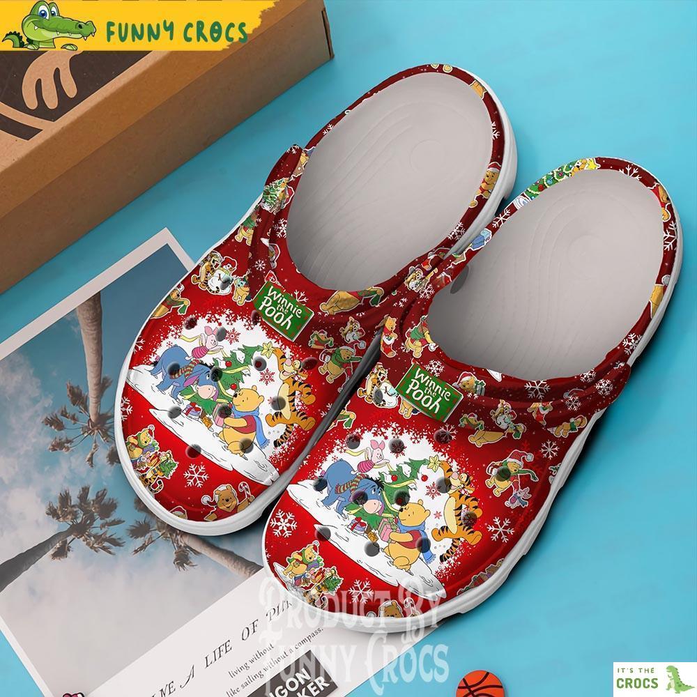 Disney Winnie The Pooh Christmas Crocs Shoes