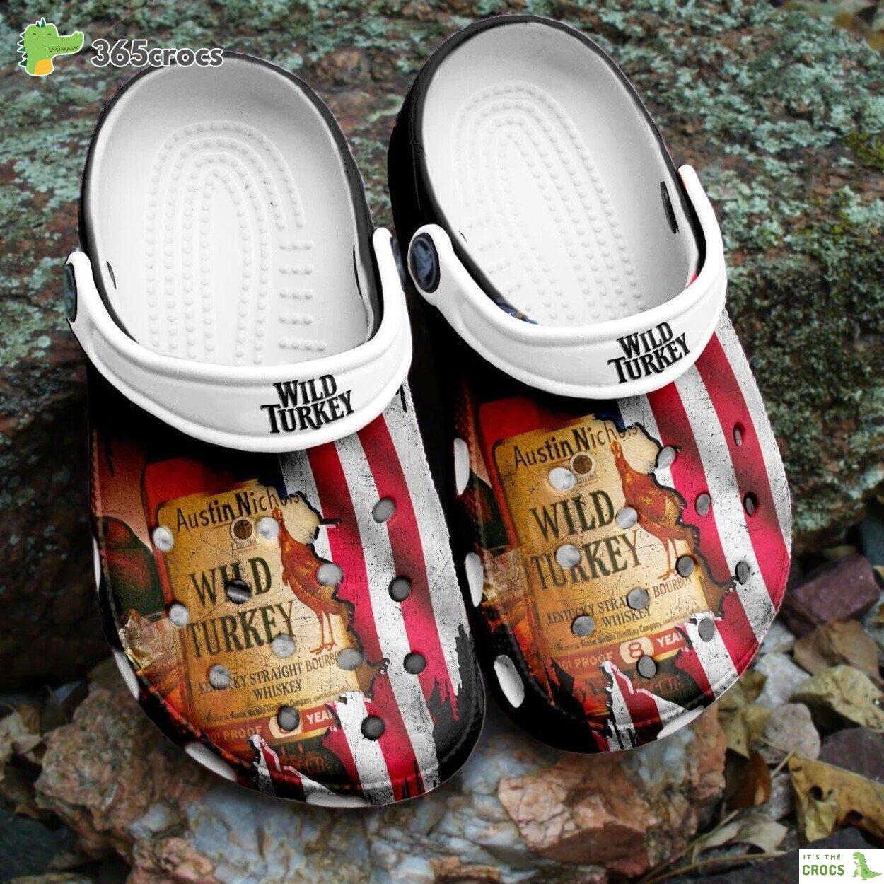 Dive into Nature’s Majesty Wild Turkey Artistry Inspired Comfortable Clog Design