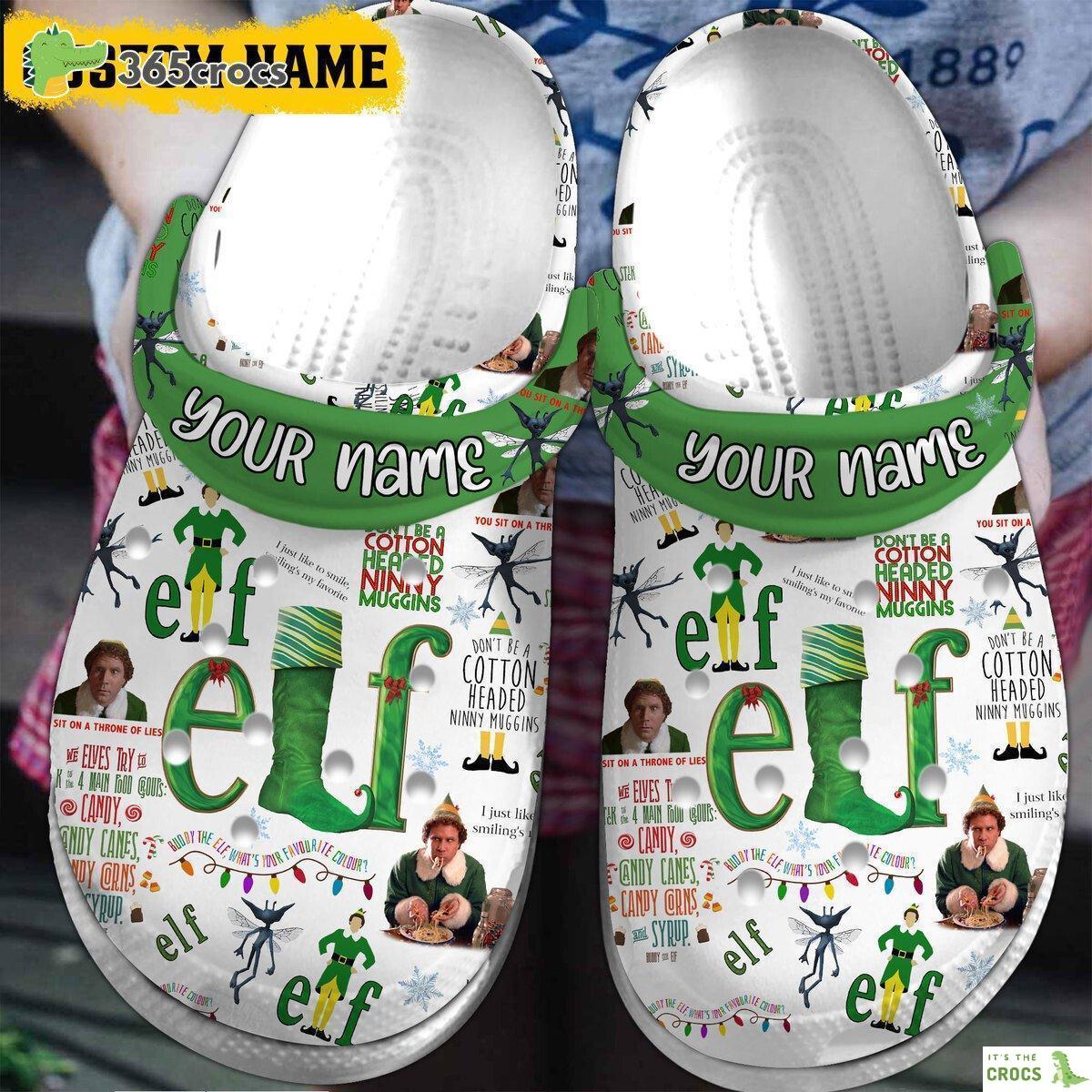 Elf Film Fans Must Have Comfortable Clogs Shoes Crocs Edition