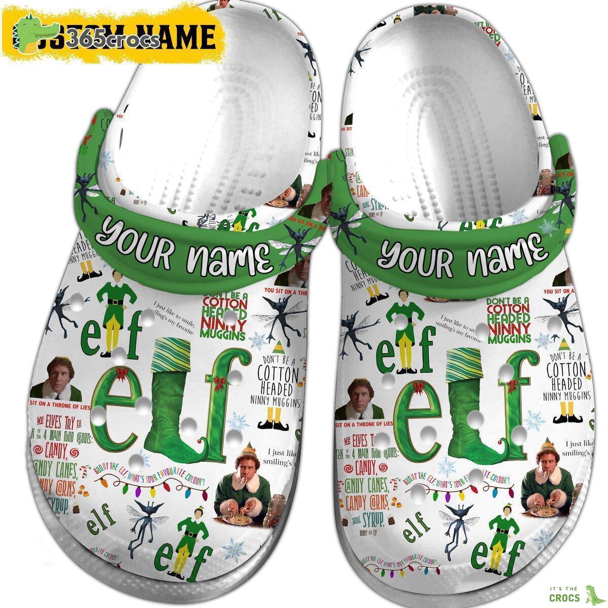 Elf Film Fans Must Have Comfortable Clogs Shoes Crocs Edition