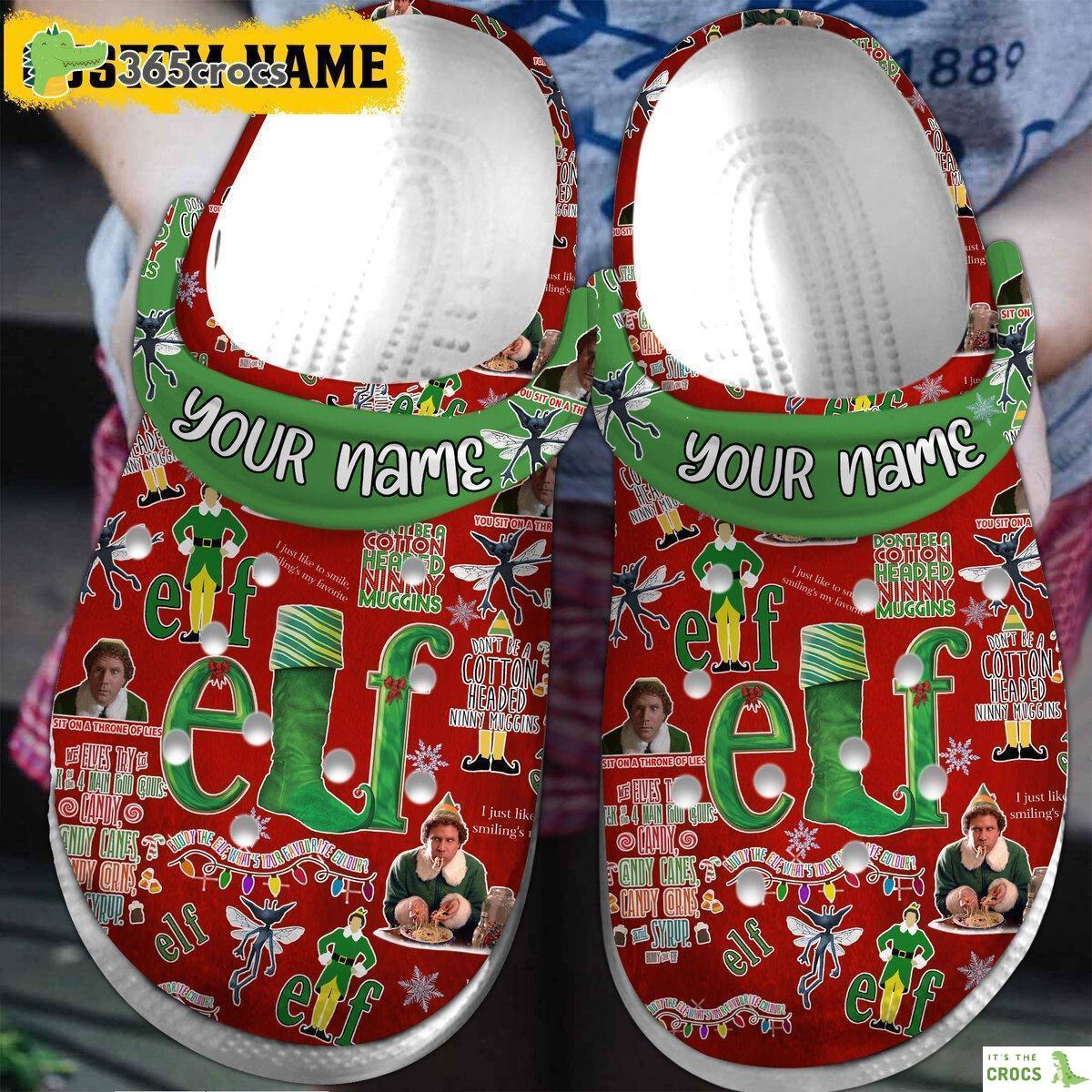 Elf Movie Lovers Comfortable Clogs Shoes Christmas Spirit Design